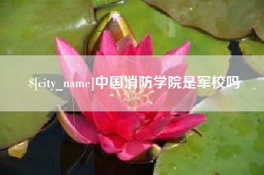 南昌中国消防学院是军校吗