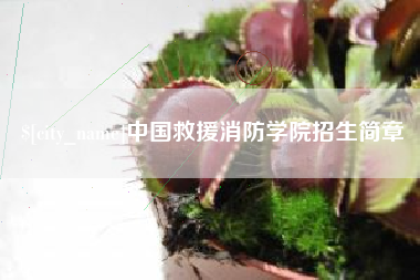 南昌中国救援消防学院招生简章