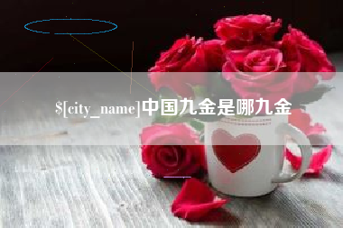 南昌中国九金是哪九金