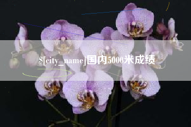 南昌国内5000米成绩