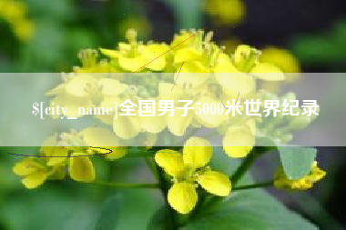 南昌全国男子5000米世界纪录