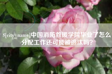 南昌中国消防救援学院毕业了怎么分配工作还可能被逃汰吗？