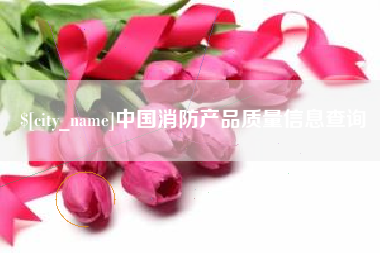 南昌中国消防产品质量信息查询