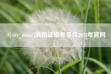 南昌消防证报考条件2024年官网