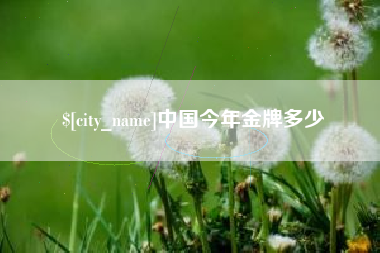 南昌中国今年金牌多少