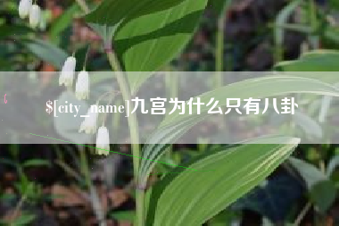 南昌九宫为什么只有八卦