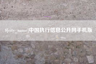 南昌中国执行信息公开网手机版