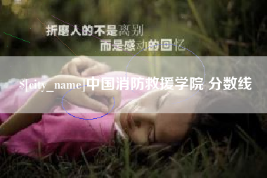 南昌中国消防救援学院 分数线