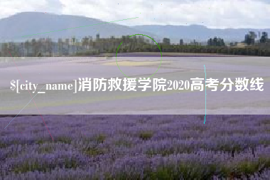 南昌消防救援学院2020高考分数线