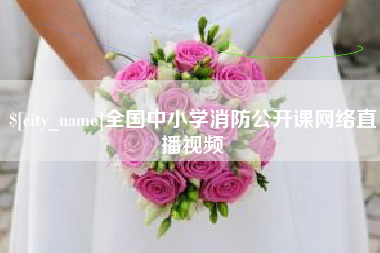 南昌全国中小学消防公开课网络直播视频