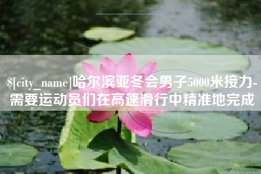 南昌哈尔滨亚冬会男子5000米接力-需要运动员们在高速滑行中精准地完成