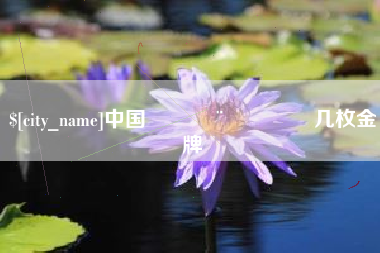南昌中国🇨🇳几枚金牌