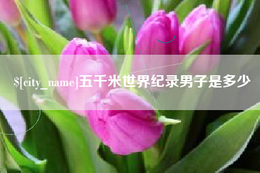 南昌五千米世界纪录男子是多少