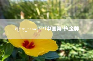 南昌2021中国第9枚金牌