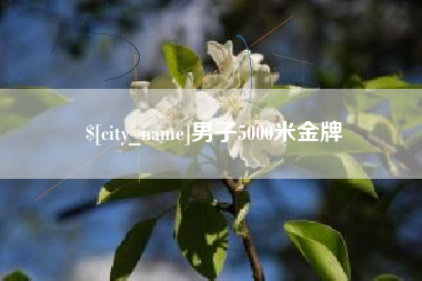 南昌男子5000米金牌