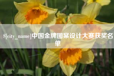 南昌中国金牌图案设计大赛获奖名单