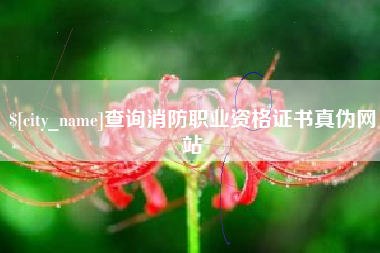 南昌查询消防职业资格证书真伪网站