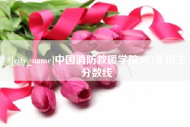 南昌中国消防救援学院2021年招生分数线