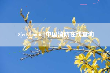 南昌中国消防在线查询