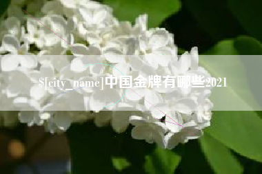 南昌中国金牌有哪些2021