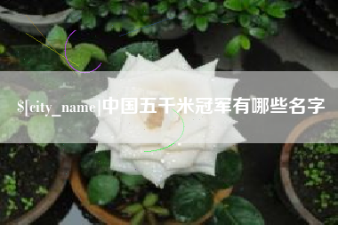 南昌中国五千米冠军有哪些名字